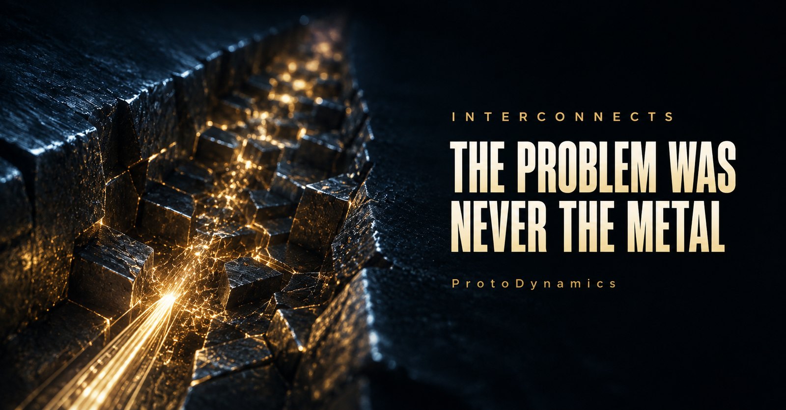 The Interconnect Problem Was Never the Metal