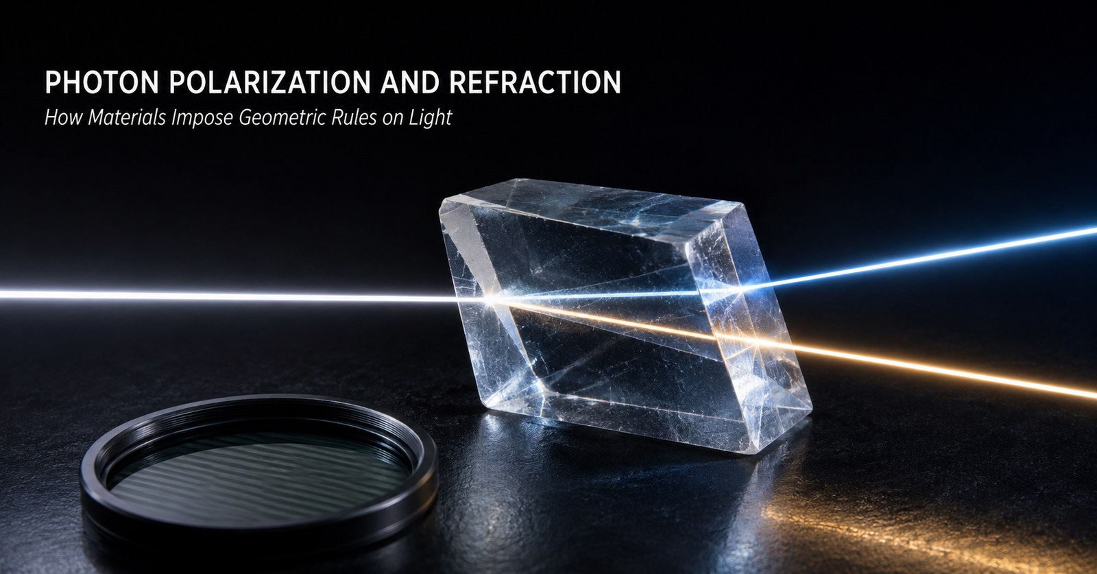 Photon Polarization and Refraction
